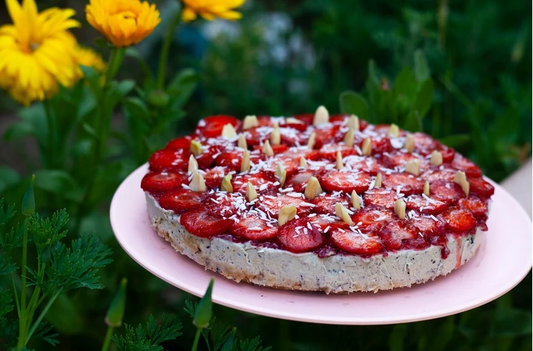 Summer of Love Raw Pili Cake