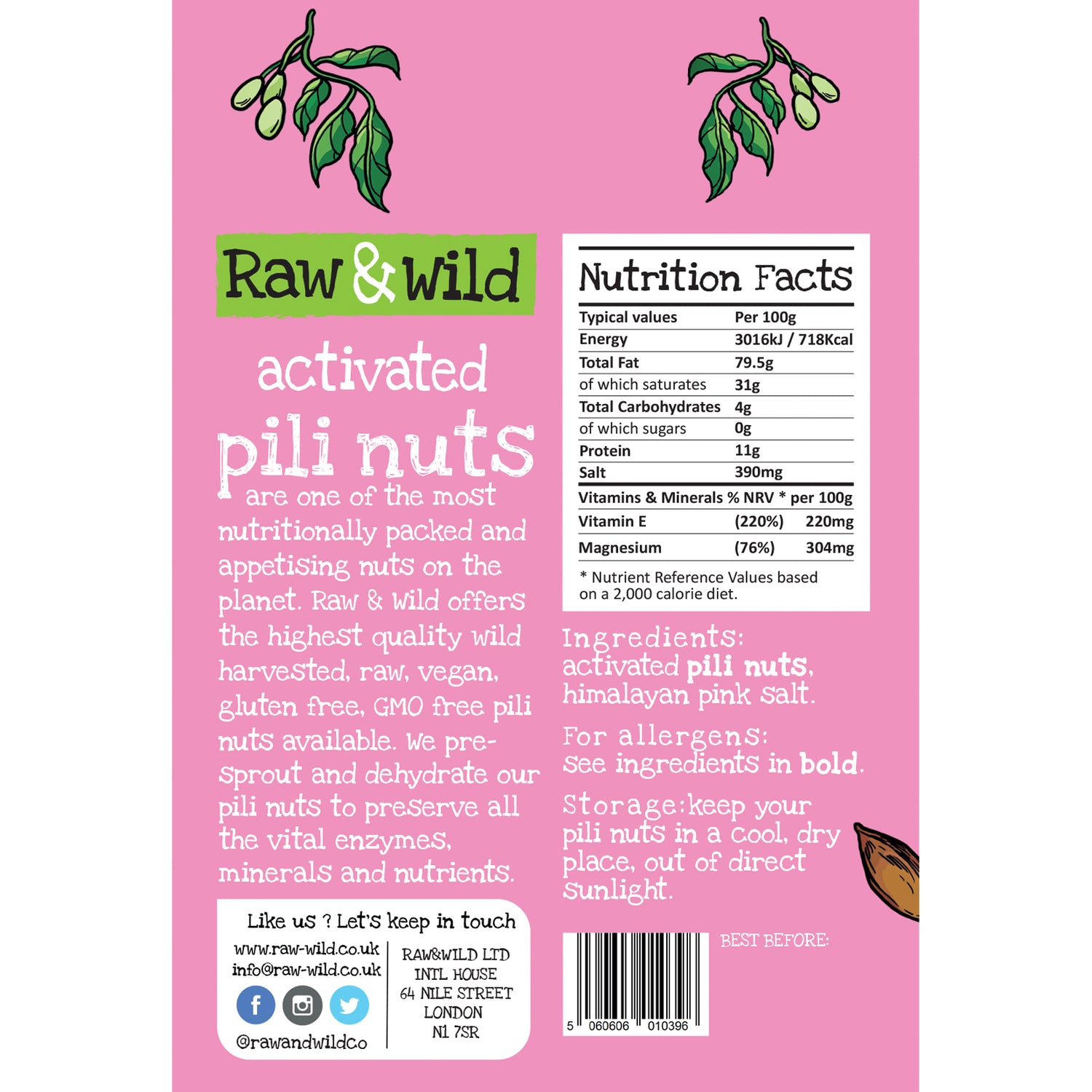 Himalayan Pink Salt Pili Nuts Back