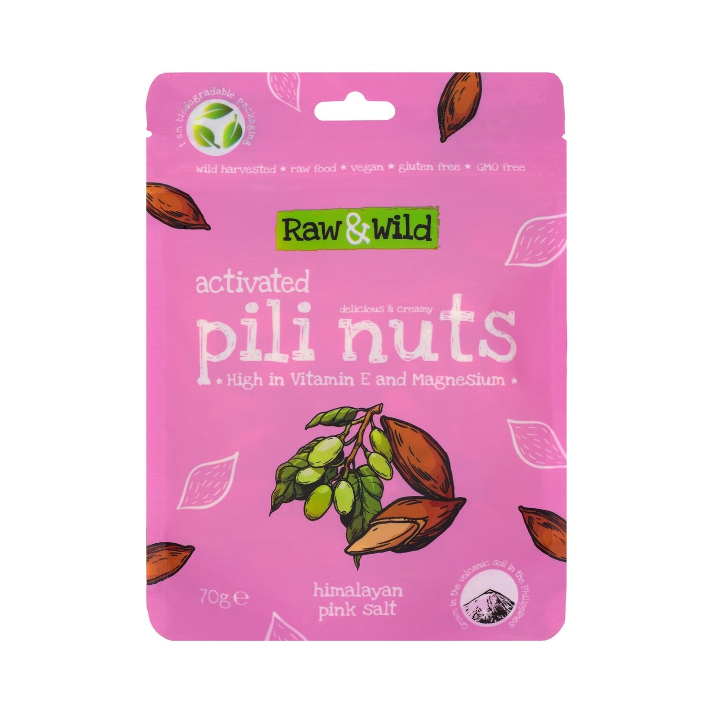Activated Himalayan Pink Salt Pili Nuts - 70g