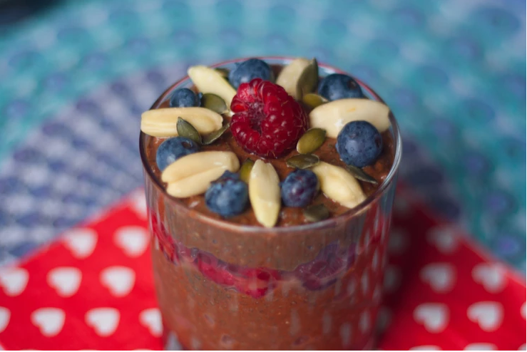 Raw Cacao Chia Seed Pudding